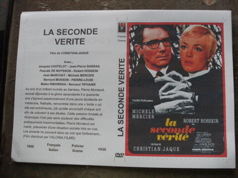 Film :   La seconde verite   40 Saint-M�dard-en-Jalles (33)