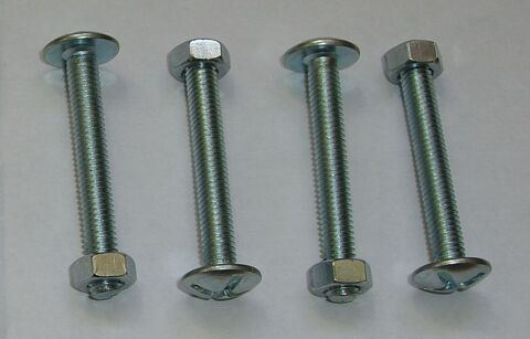 Boulons po�liers inox 5 x 45 neufs (lot de 4) 1 Balma (31)