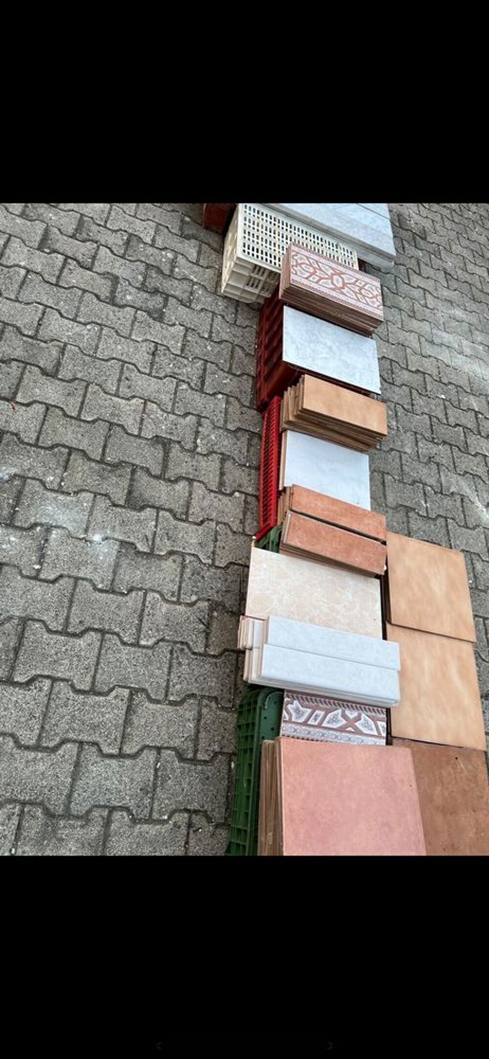 Chute de carrelage Bricolage