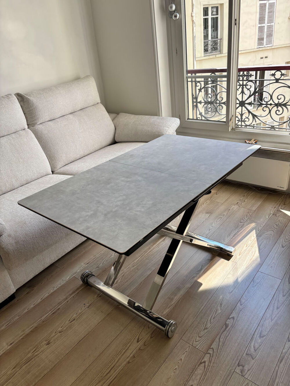 Table basse haut de gamme relevable et extensible Meubles