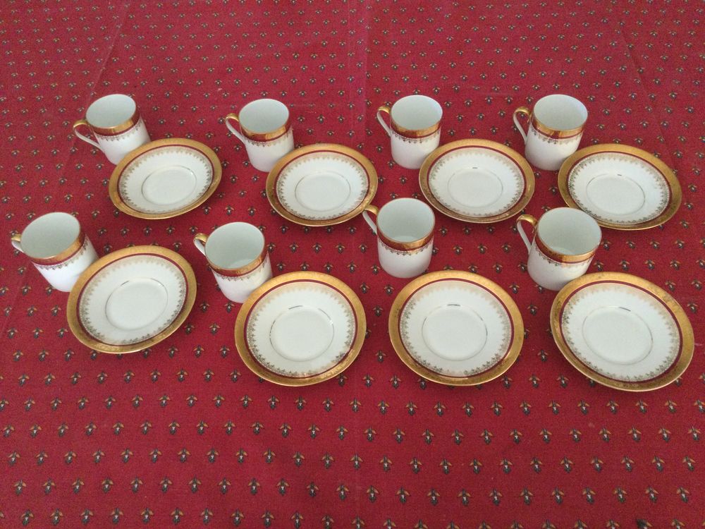 Service &agrave; caf&eacute; en porcelaine Limoges Ternet Cuisine