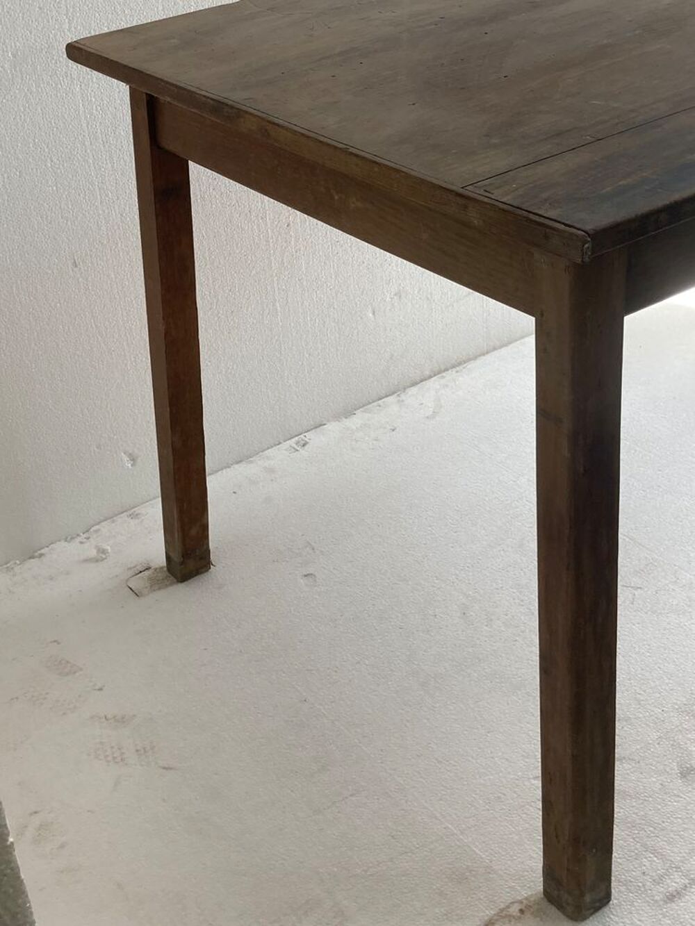 Table BOIS large ou bureau PIED TRAPEZE Meubles