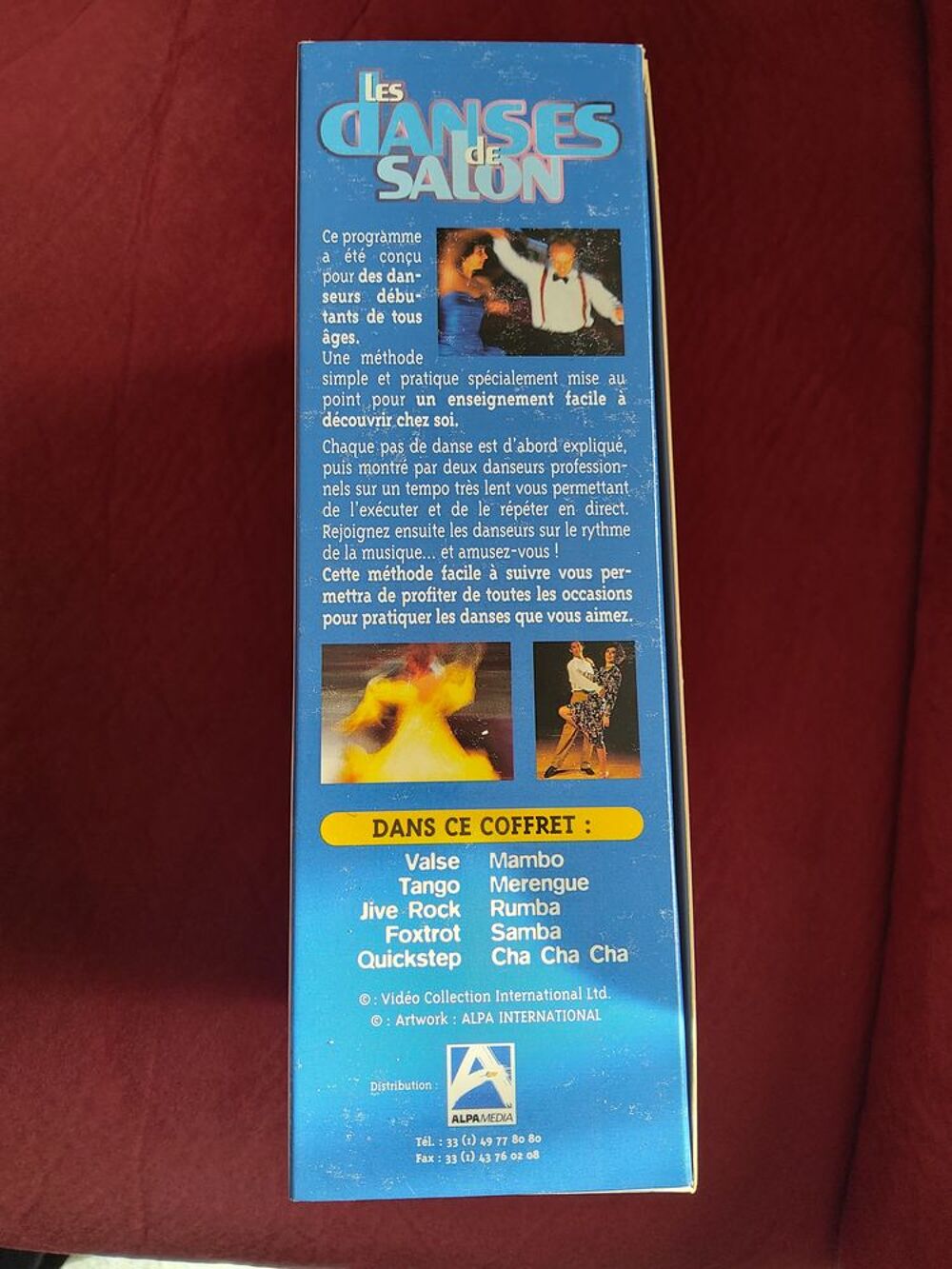Les Danses de salon en K7 vid&eacute;o DVD et blu-ray