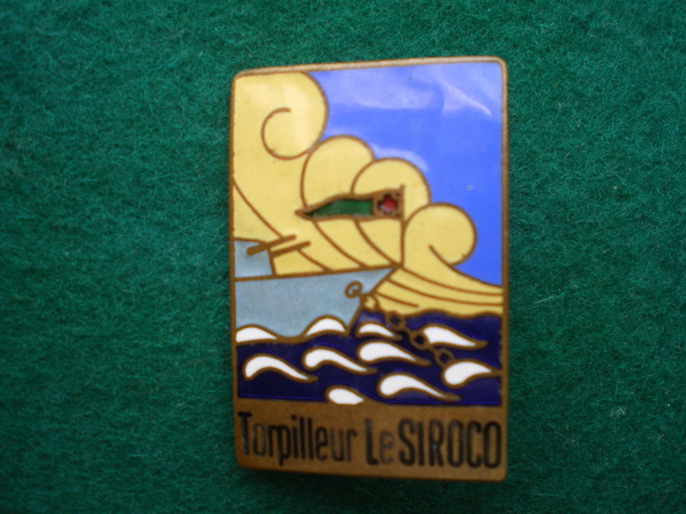 Insigne de Marine - Torpilleur le Siroco 