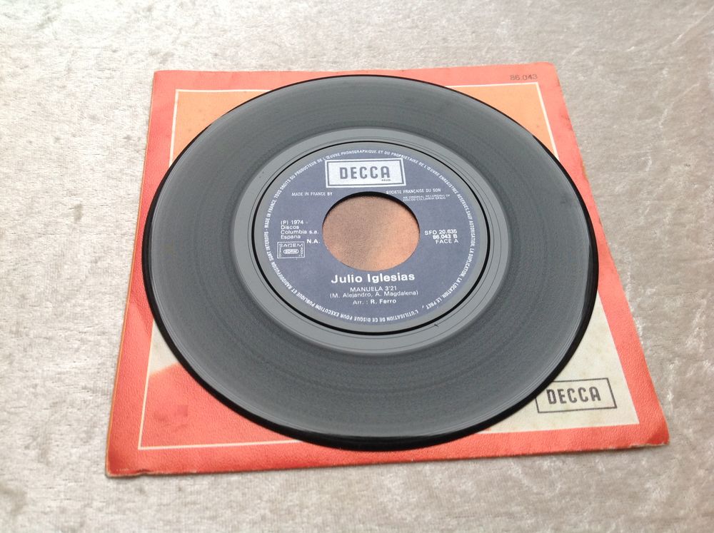 JULIO IGLESIAS MANUELA CD et vinyles