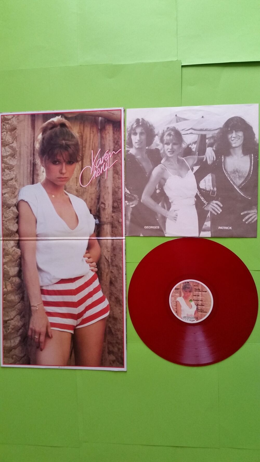 KAREN CHERYL * LES DISQUES ROUGE CD et vinyles