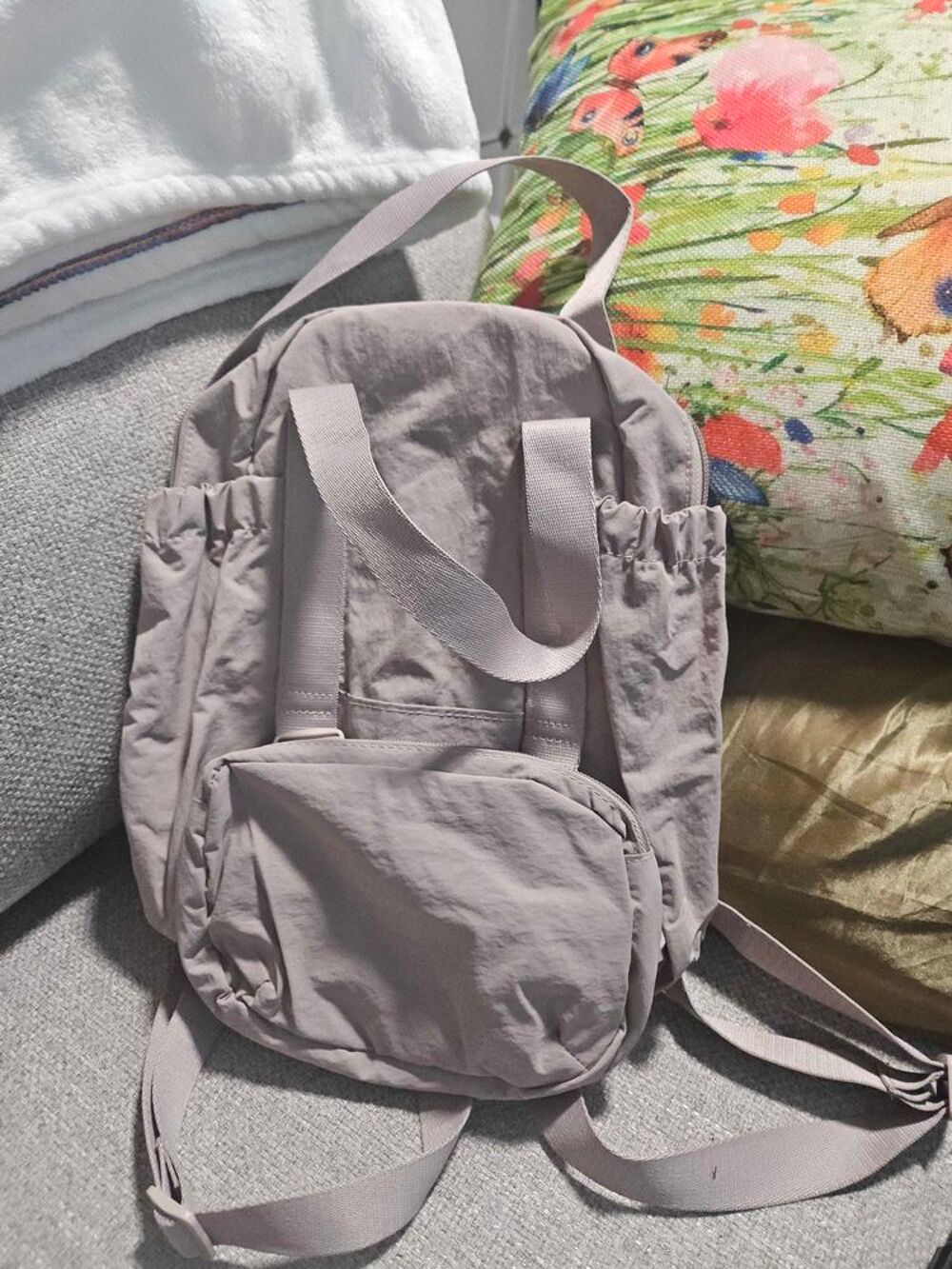 Sac de sport avec une poche avant amovible, mini sac de sport pour voyage, entra&icirc;nement, week-end, couleur Rose Sports