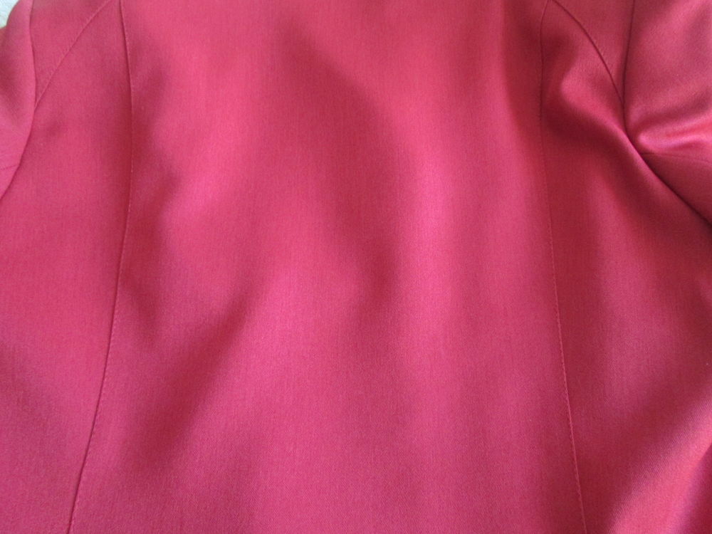 VESTE BLAZER FEMME ROUGE TAILLE 42 Vêtements