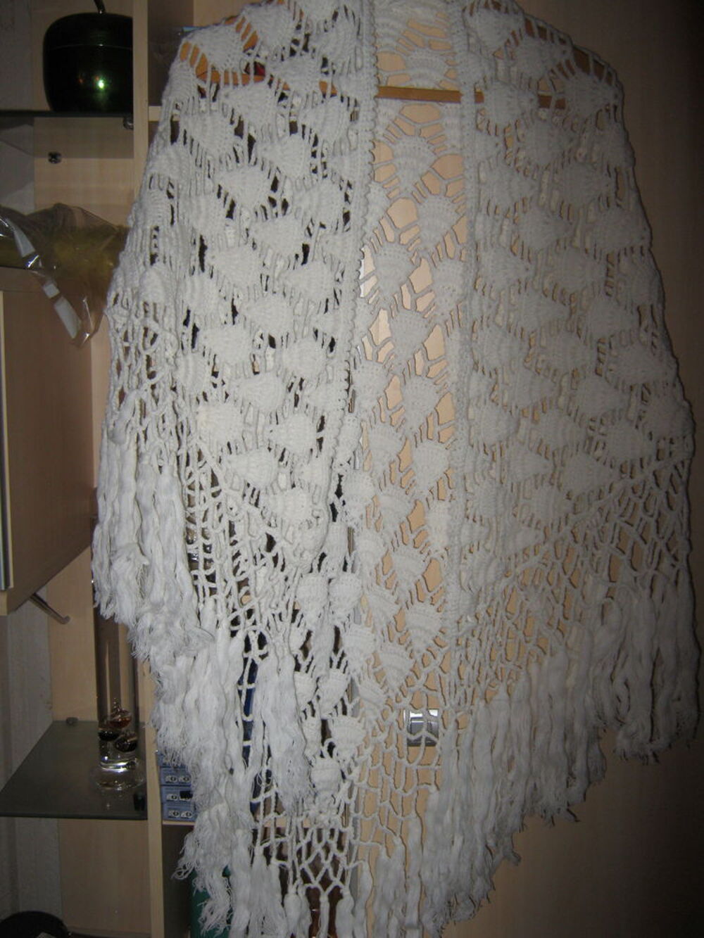 chale blanc Vêtements