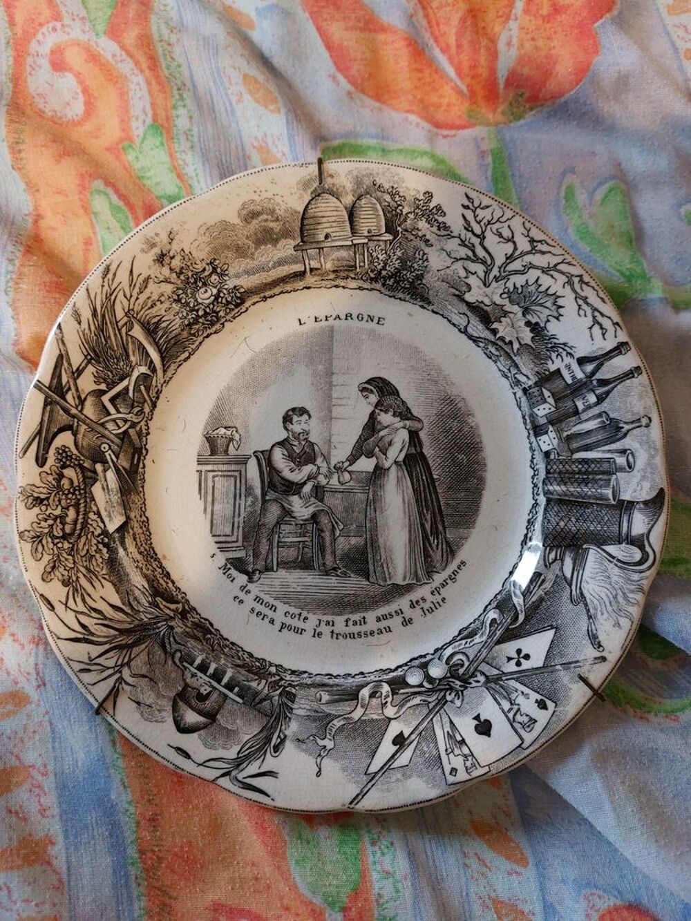 anciennes assiettes Décoration