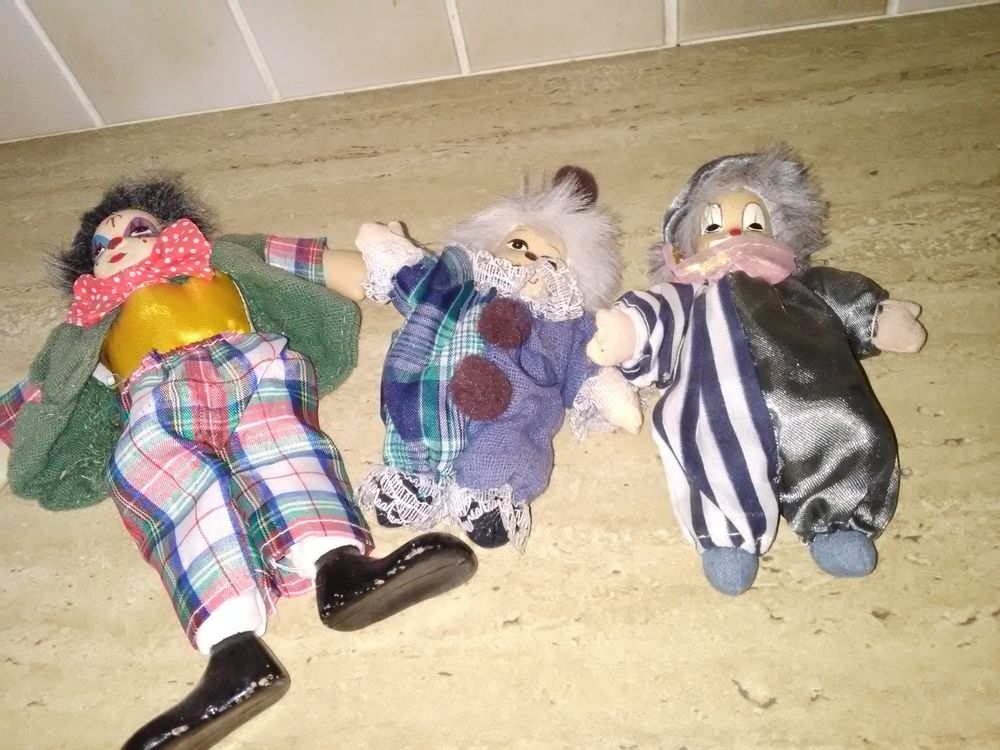 CLOWN ensemble de 3 pour 4€ Pi&egrave;ce 