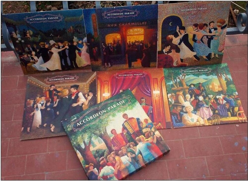 COFFRET 6 vinyles 33 tours - Accord&eacute;on parade - CD et vinyles