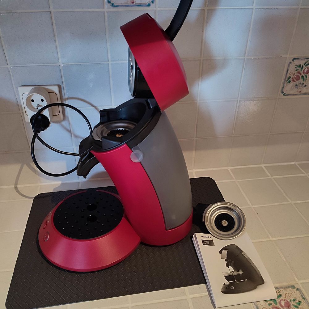 Cafeti&egrave;re Senseo original plus Philips neuve rouge Electroménager