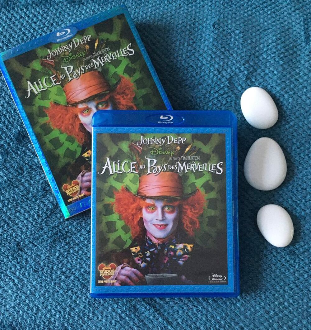 Alice au pays des merveilles Blu-ray DVD et blu-ray