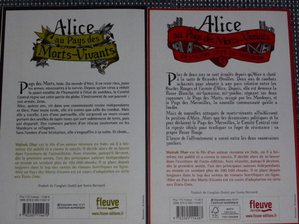 Alice au pays des morts-Vivants Mainak DHAR Livres et BD