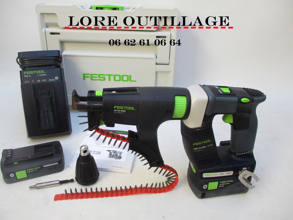 FESTOOL DWC 18-4500 - Visseuse placo Bricolage