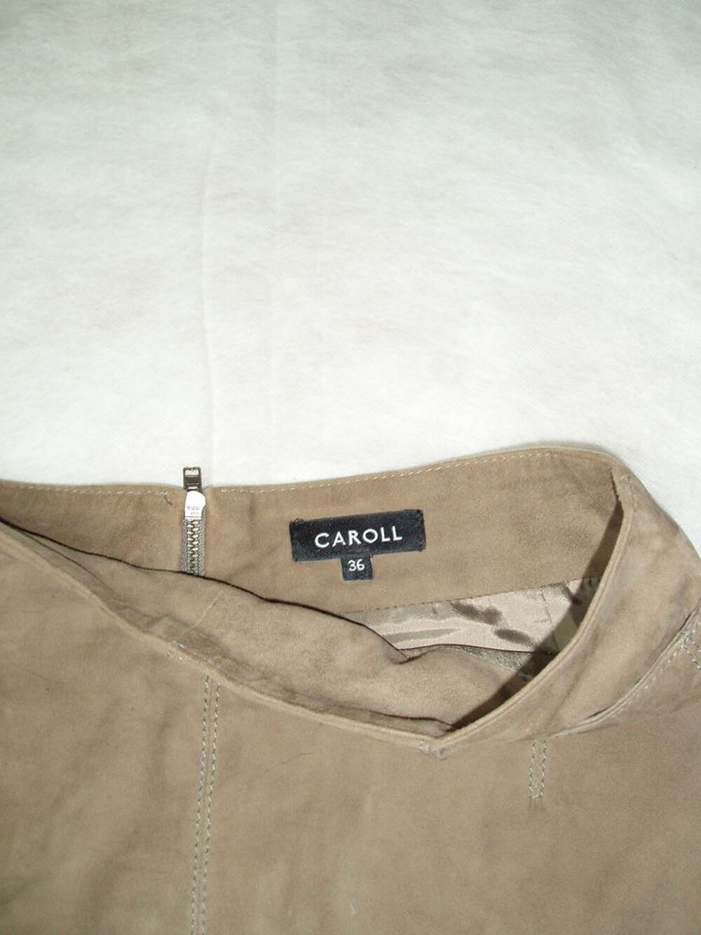 CAROLL Jupe Daim 36/38 Vêtements