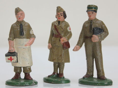 Soldats QUIRALU médecin et infirmière 50 Issy-les-Moulineaux (92)