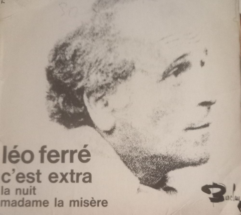LEO FERRE / 2 X DISQUES VYNIL 45 TOURS CD et vinyles