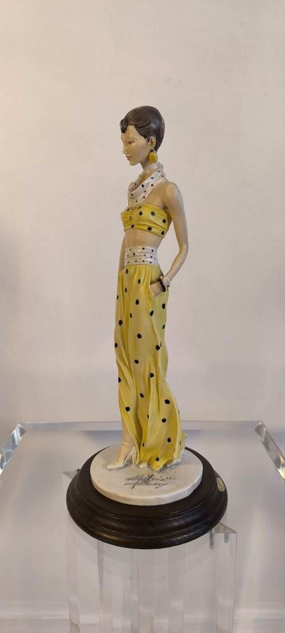 Superbe Grande Statue Vintage "Fashion Lady" par Antoni F. Décoration