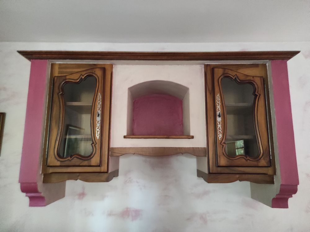 Vitrine meuble bar suspendue Meubles