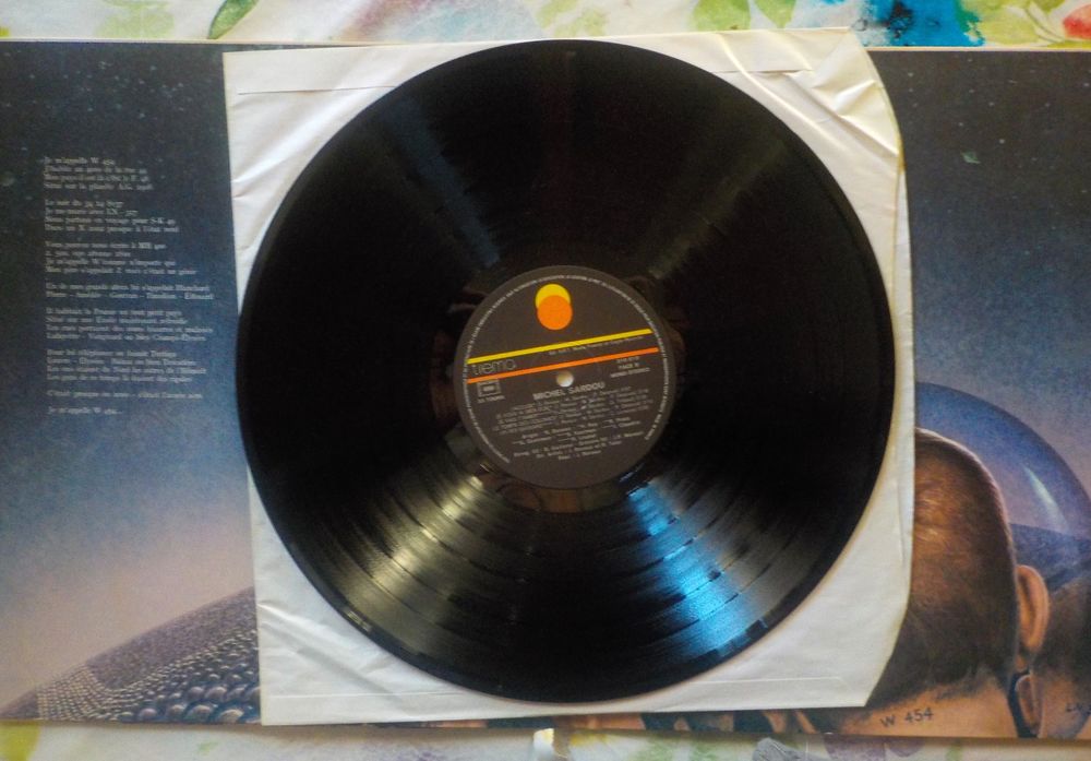 VYNIL 33T MICHEL SARDOU Album La Vieille - 1976 - Tr&eacute;ma CD et vinyles