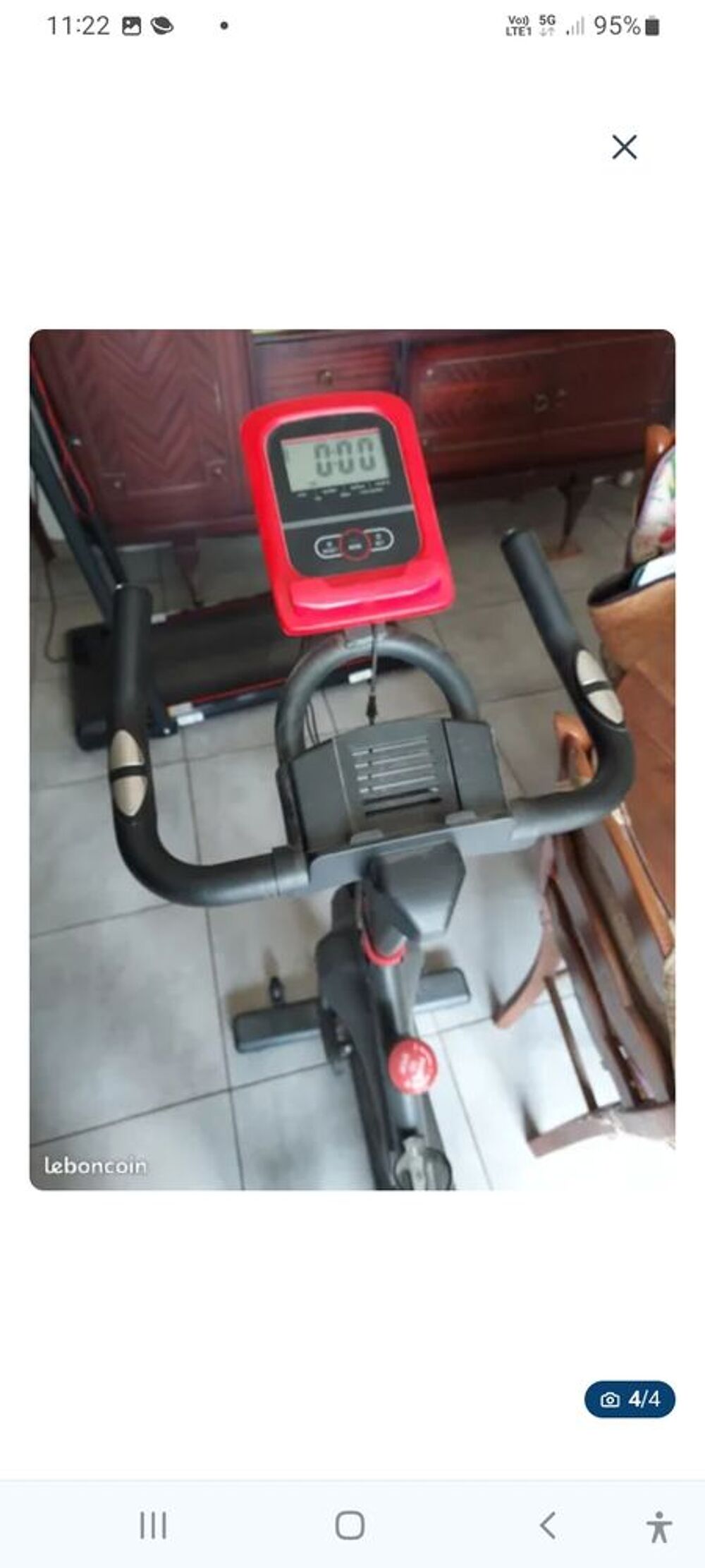 V&eacute;lo magn&eacute;tique d'appartement Sports