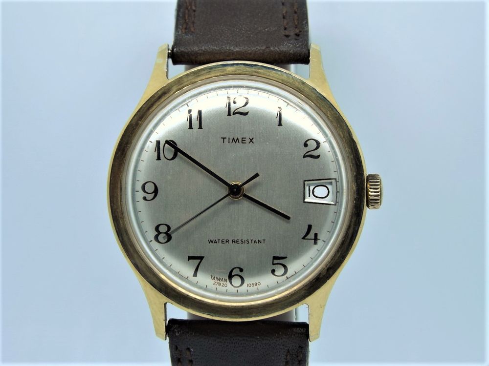 Belle montre Timex m&eacute;canique ann&eacute;es 1970 Impeccable Bijoux et montres