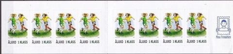 Carnet de timbres- ALAND 2007- Sport-football pour filles - 0 Malzéville (54)