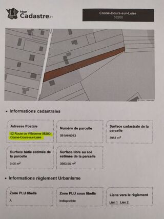  Terrain  vendre 3853 m