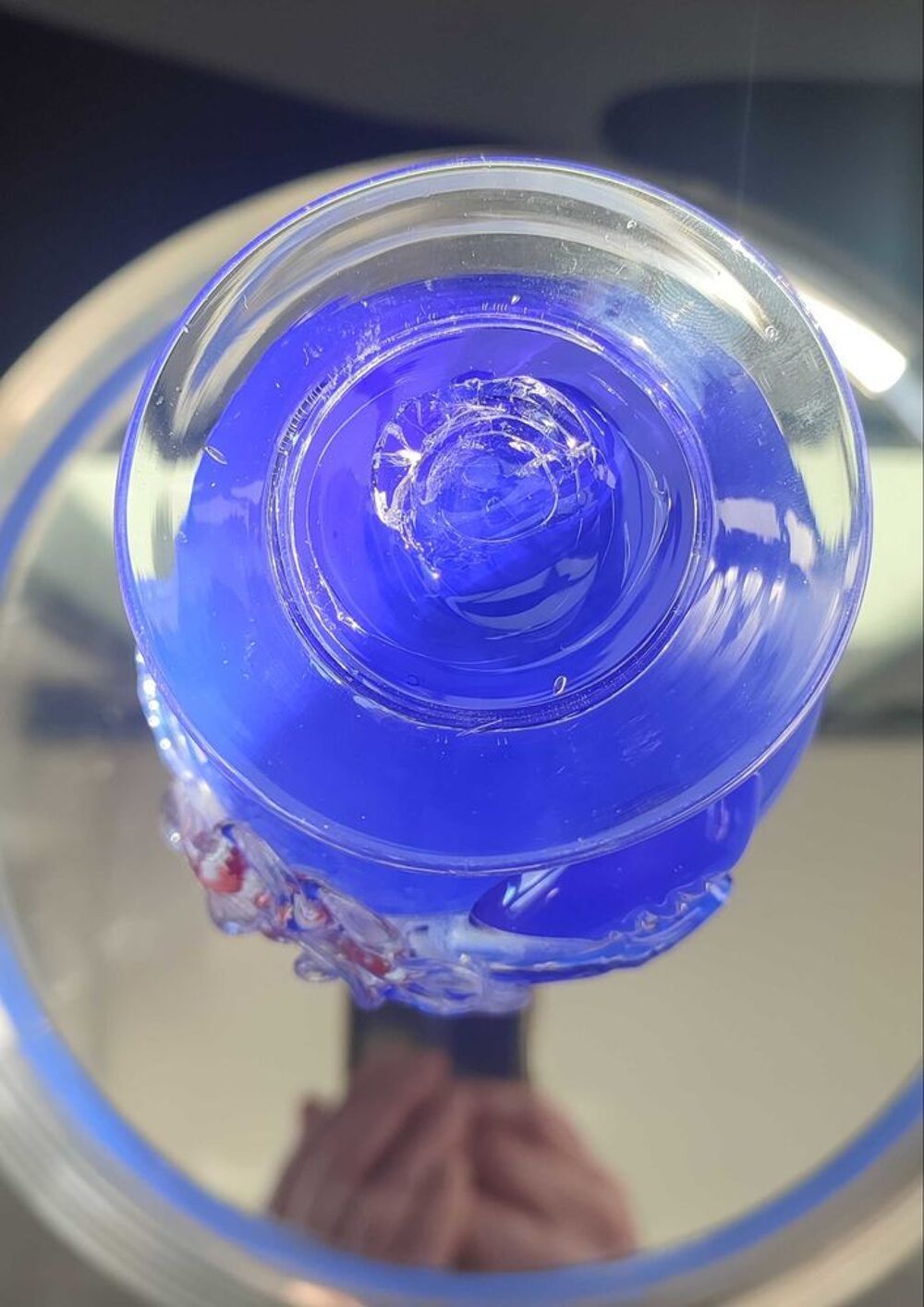 Vase+italien+en+verre+souffl&eacute;+d'art 