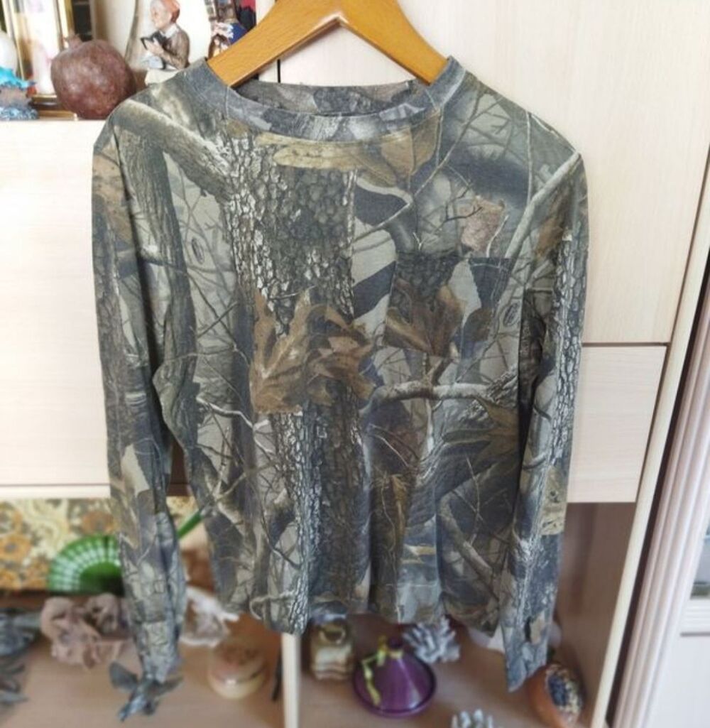 T-shirt manche longue de chasse Sports
