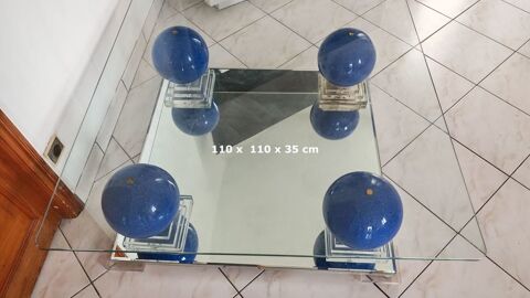 Table de salon en verre / miroir Metz (57)