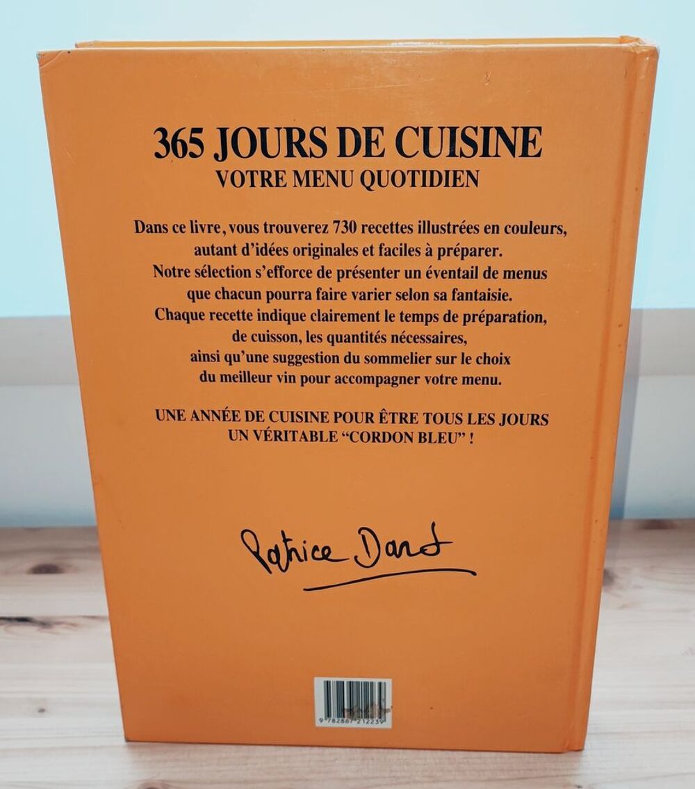 365 jours de cuisine - Patrice DARD Livres et BD