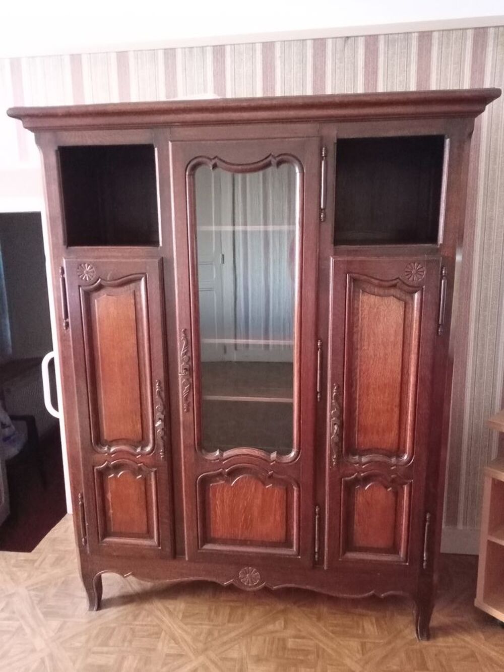 Armoire/Biblioth&egrave;que en bois ancien Meubles