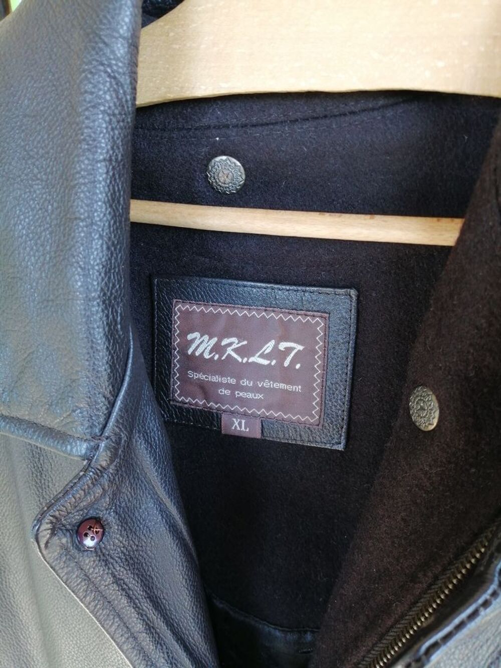 Veste en cuir Vêtements