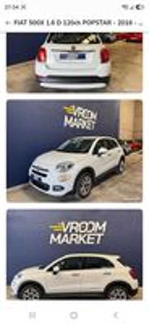 500 X 1.6 jtd 120 pop star 2016 occasion 91150 &Eacute;tampes