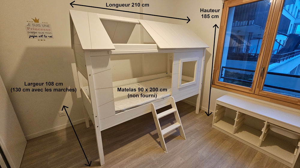 Lit cabane Mobilier enfants