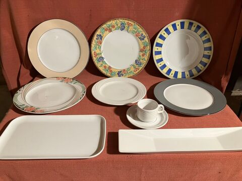 Lot important assiettes vari�es professionnelles 0 Narbonne (11)