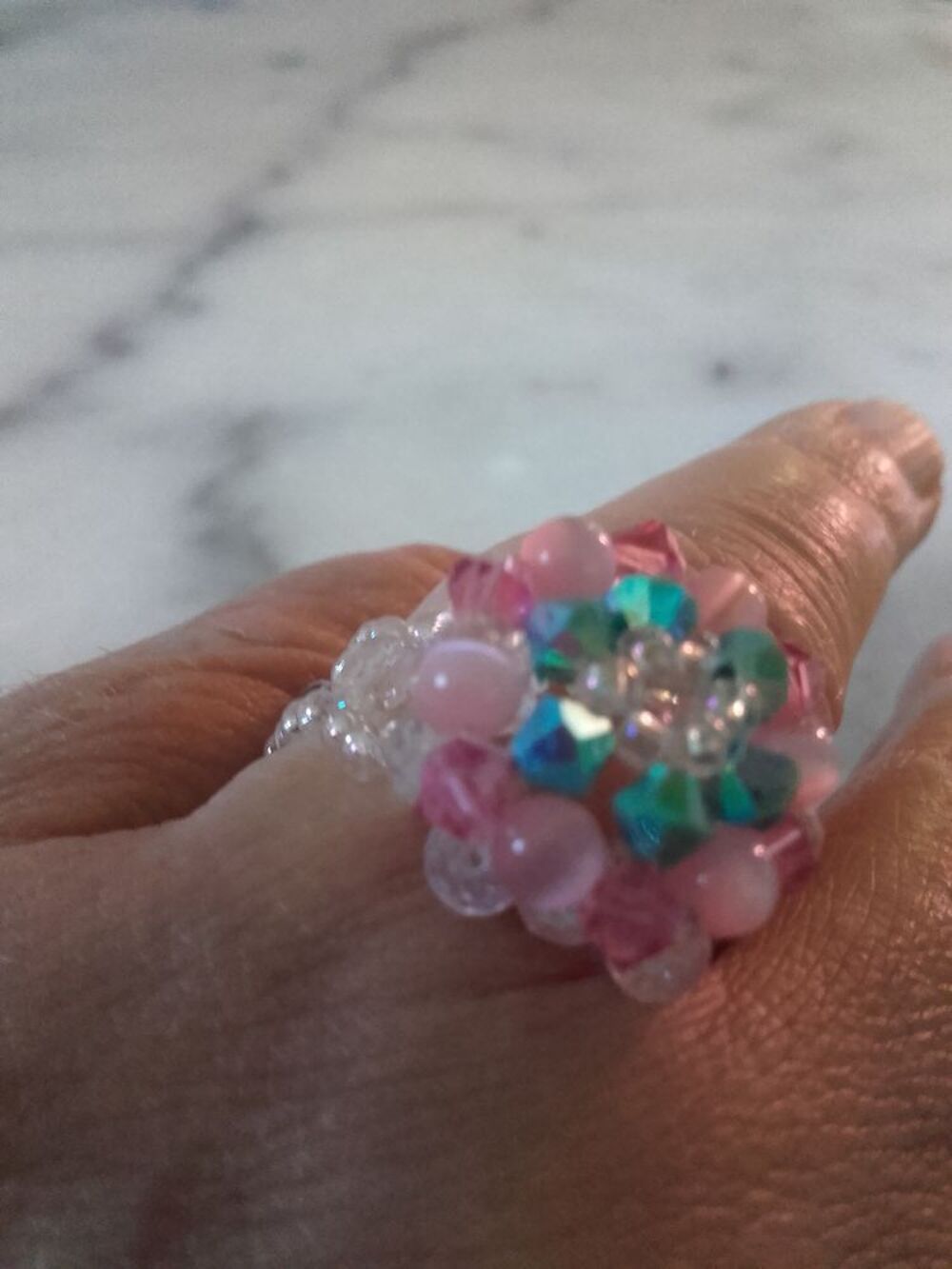 Bague artisanale T 58 Bijoux et montres