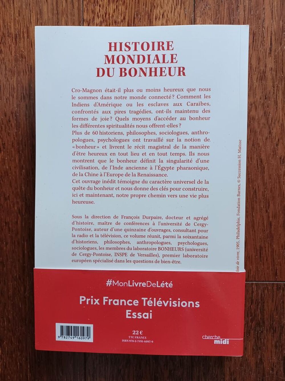 Histoire mondiale du bonheur - Fran&ccedil;ois Durpaire Livres et BD