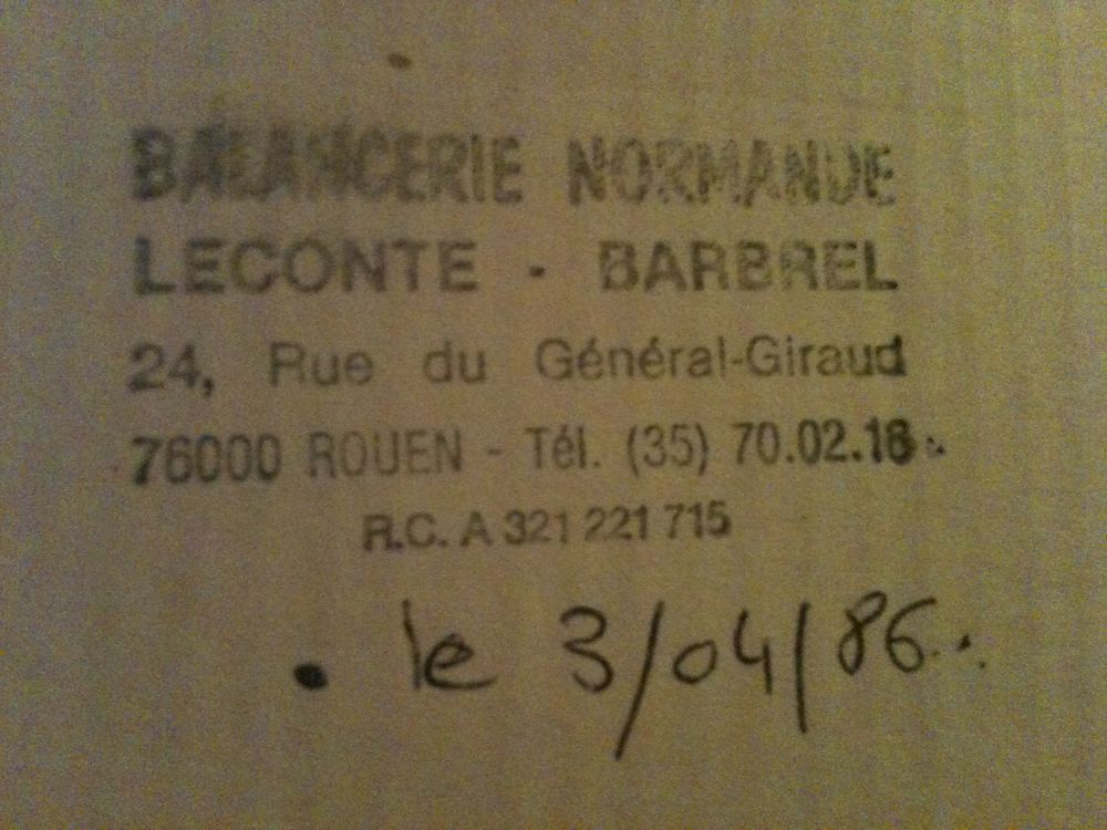 Petite balance de cuisine Soehnle vintage avril 1986 Cuisine