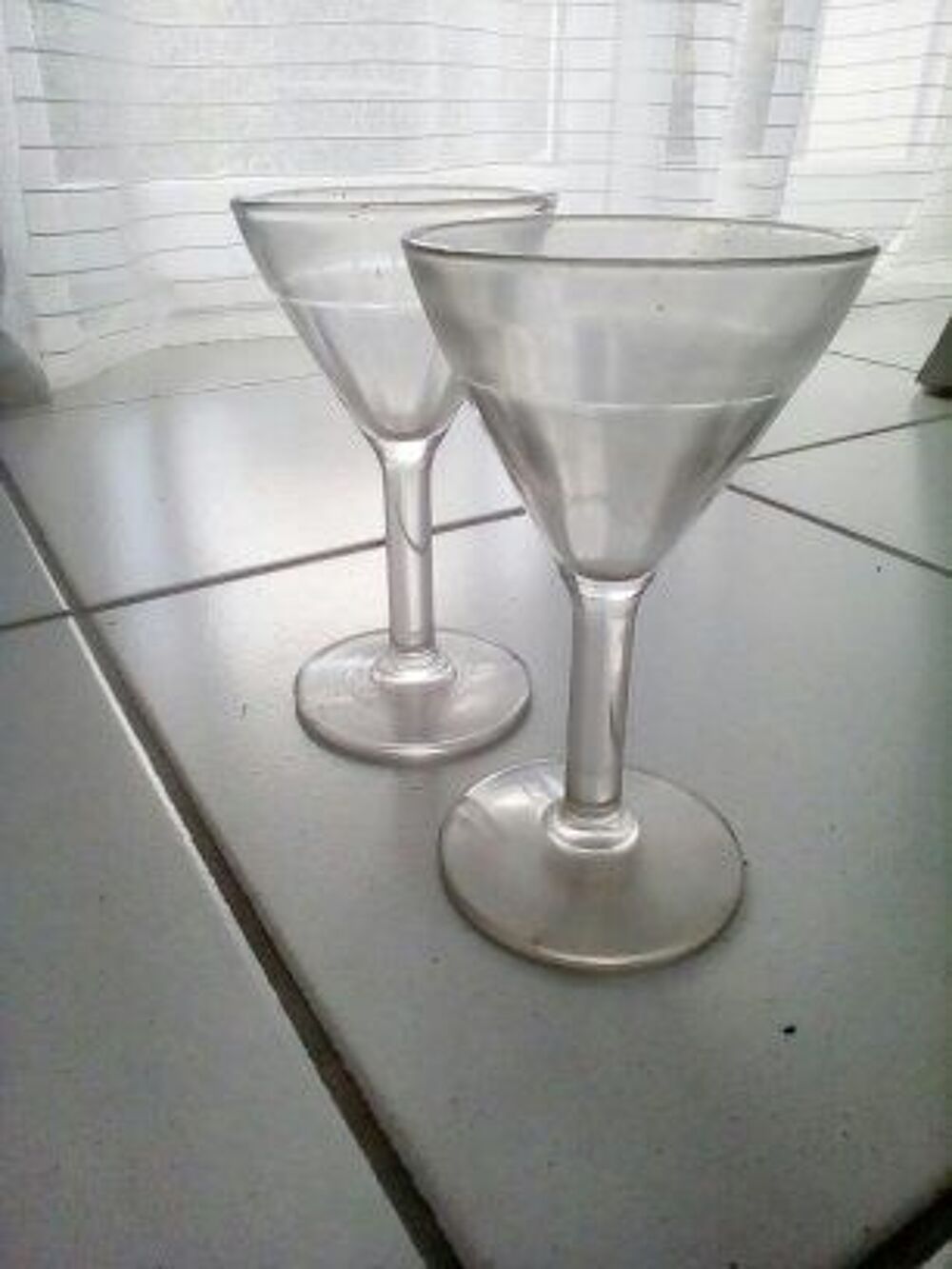 VERRES BISTROT ANCIENS Décoration