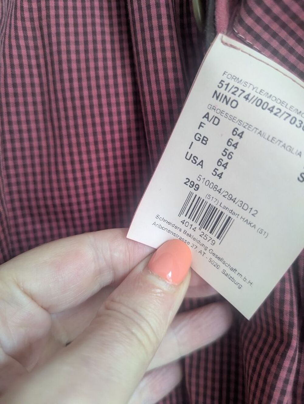 Veste homme autrichienne SCHNEIDER'S Vêtements
