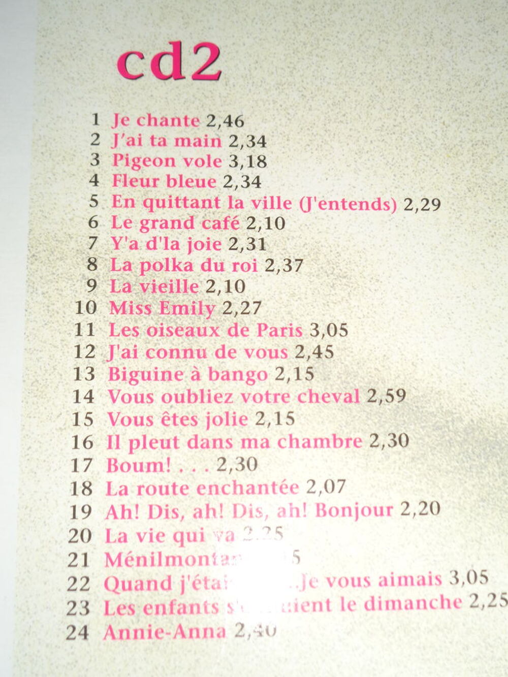 coffret 4 CD Charles TRENET 100 chansons CD et vinyles