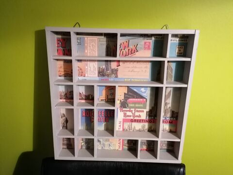 Vitrine bois pour petits objets déco 5 Jury (57)