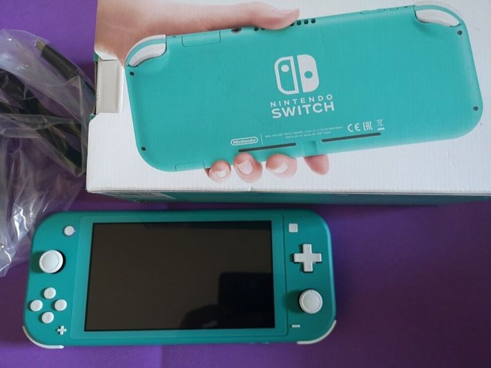 switch lite nintendo turquoise neuve Consoles et jeux vidéos