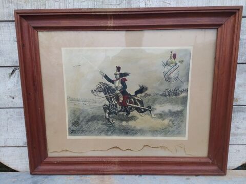 Photographie Militaire 1er Régiment Cuirassiers 1917 80 Loches (37)