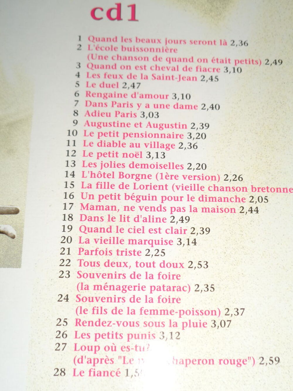 coffret 4 CD Charles TRENET 100 chansons CD et vinyles