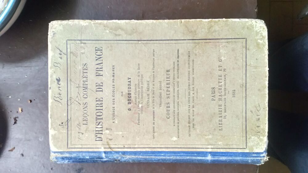 Livre scolaire ancien, Histoire De France, 1882 Livres et BD